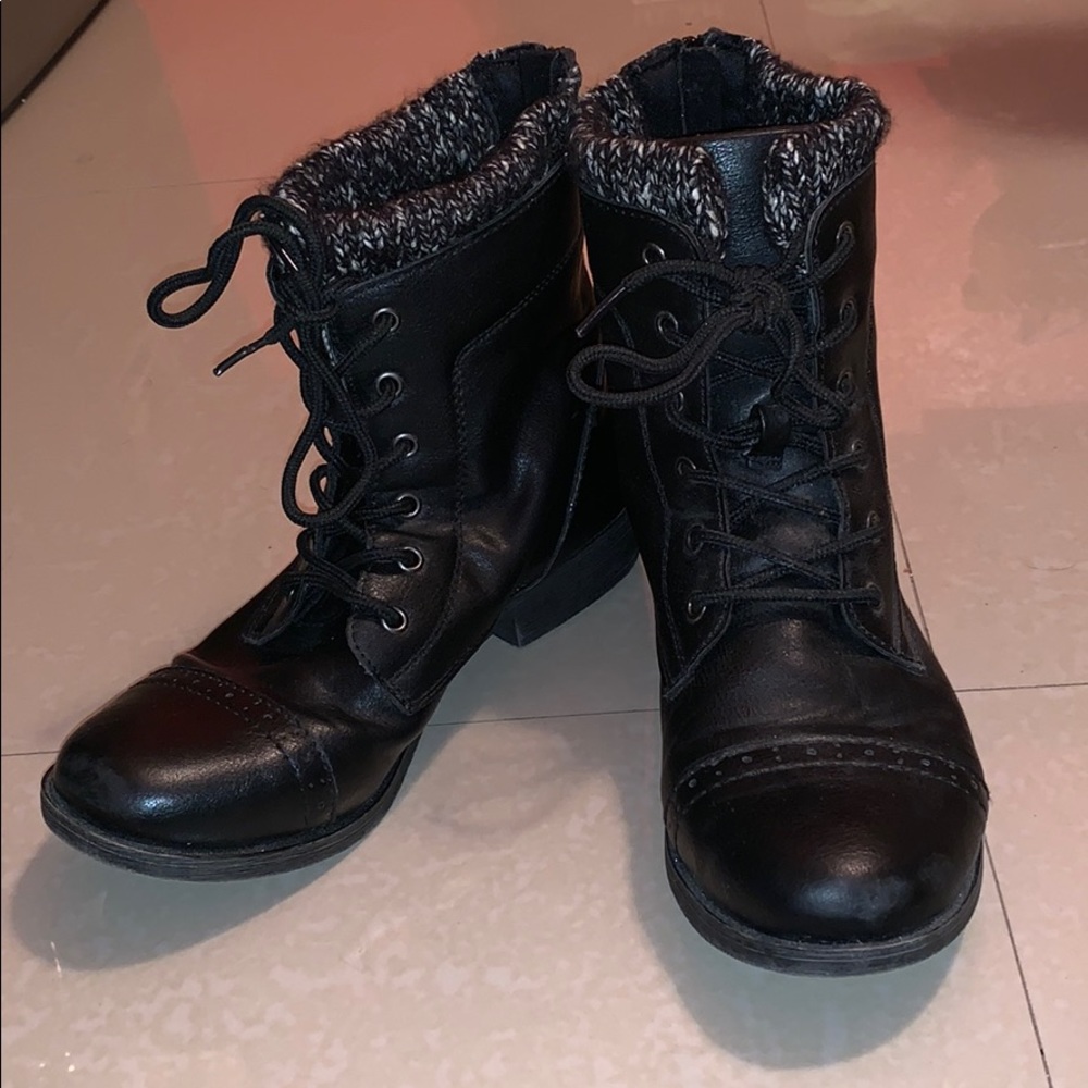 Mudd combat boots